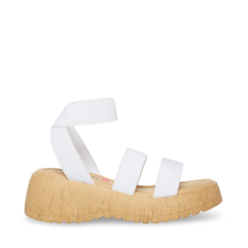 Sandalias de Plataforma Steve Madden Jsammie Niños Blancas | ES TK361S